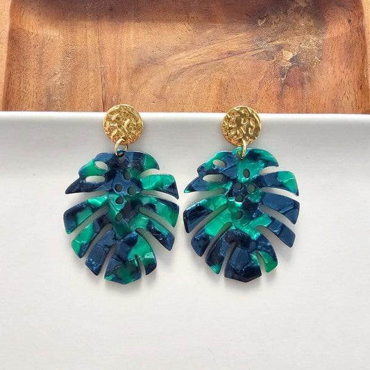 Leilani Earrings - Dark Green - Shop Style & More | Fresh Looks, Everyday Deals & Free Shipping