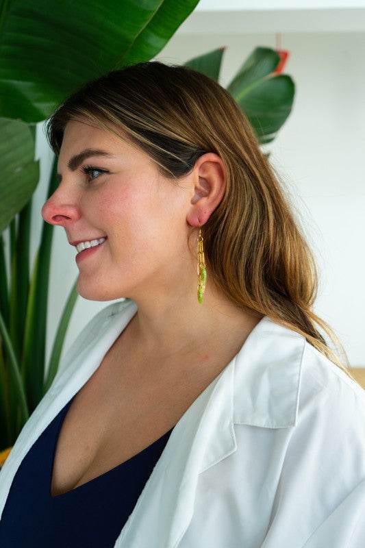 Ivy Earrings - Fern Green - Shop Style & More | Fresh Looks, Everyday Deals & Free Shipping