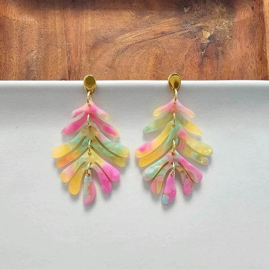 Petite Palm Earrings - Tropical Delight - Shop Style & More | Fresh Looks, Everyday Deals & Free Shipping
