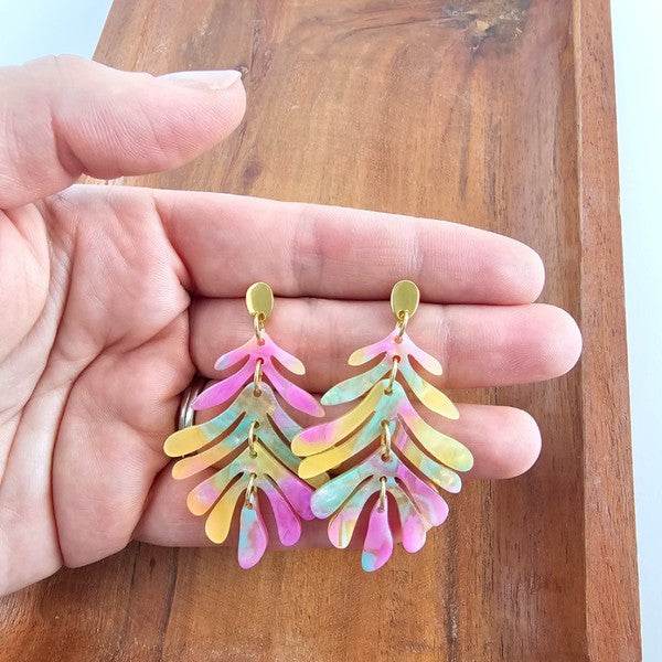 Petite Palm Earrings - Tropical Delight - Shop Style & More | Fresh Looks, Everyday Deals & Free Shipping