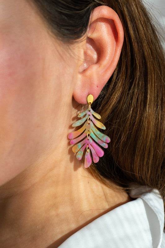 Petite Palm Earrings - Tropical Delight - Shop Style & More | Fresh Looks, Everyday Deals & Free Shipping