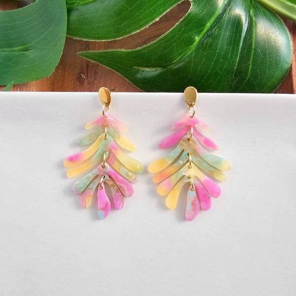 Petite Palm Earrings - Tropical Delight - Shop Style & More | Fresh Looks, Everyday Deals & Free Shipping