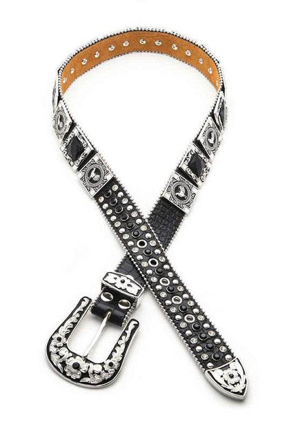Rooster Concho Crystal Statement Belt - Shop Style & More | Fresh Looks, Everyday Deals & Free Shipping