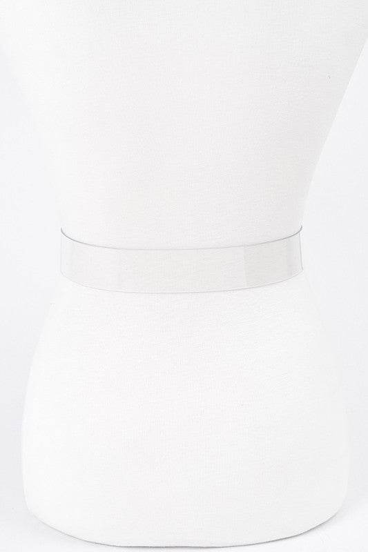 Plus Size Hammered Heart Shape Transparent Belt - Shop Style & More | Fresh Looks, Everyday Deals & Free Shipping