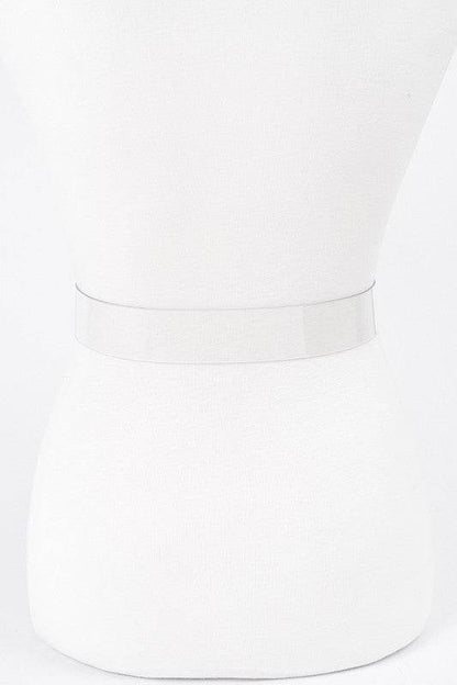Plus Size Hammered Heart Shape Transparent Belt - Shop Style & More | Fresh Looks, Everyday Deals & Free Shipping