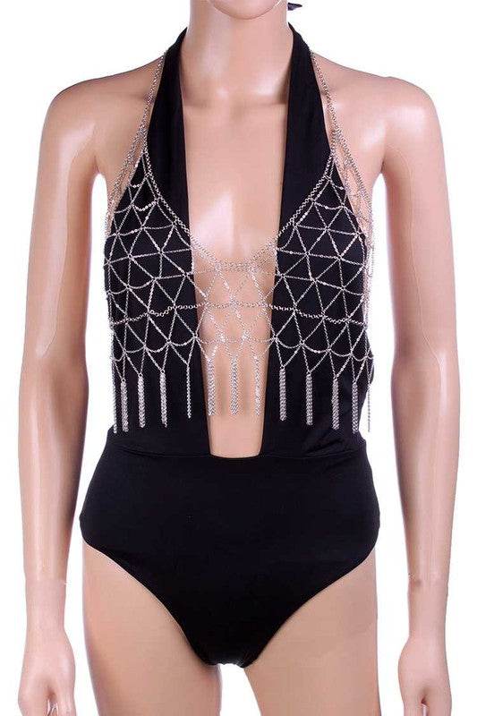 Fringe Fishnet Iconic Bra Chain - Shop Style & More | Fresh Looks, Everyday Deals & Free Shipping