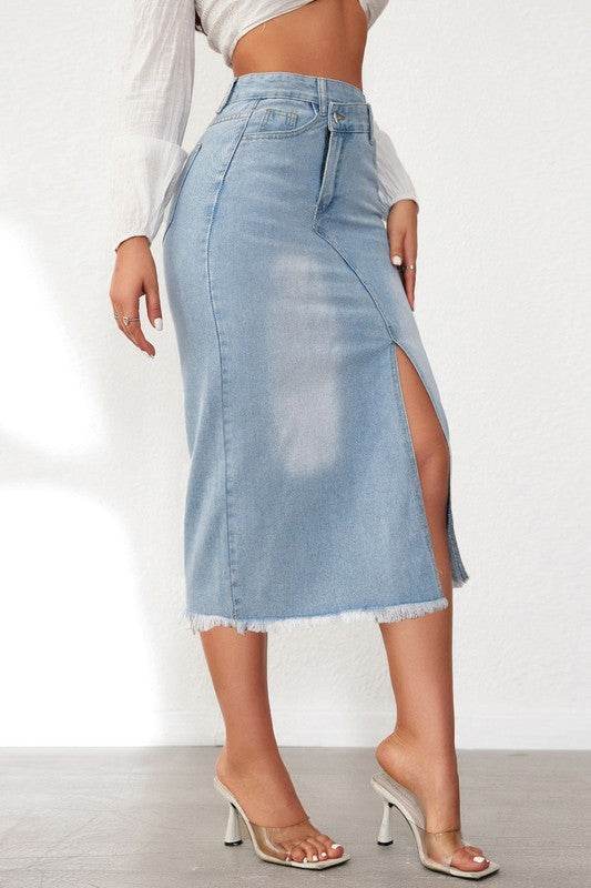 WOMEN FASHION DENIM SKIRT - Shop Style & More | Fresh Looks, Everyday Deals & Free Shipping