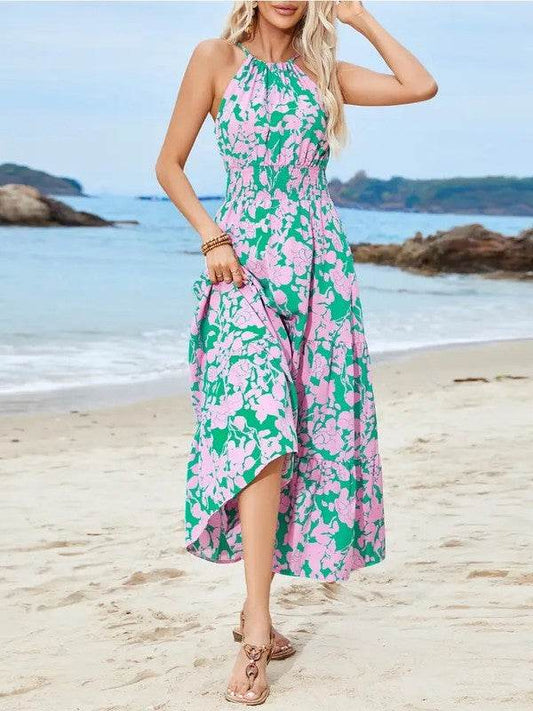 Tropical Floral High-Low Maxi Dress - Shop Style & More | Fresh Looks, Everyday Deals & Free Shipping