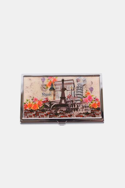 Nicole Lee USA Printed Business Card Case Europe One Size Accessories