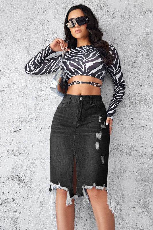 WOMEN FASHION DENIM SKIRT - Shop Style & More | Fresh Looks, Everyday Deals & Free Shipping