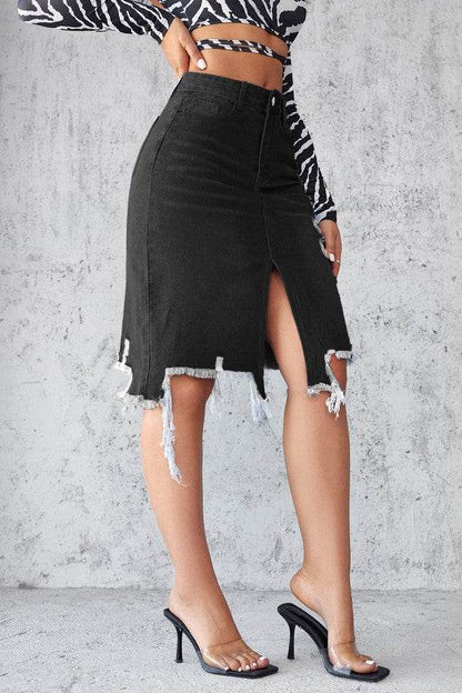 WOMEN FASHION DENIM SKIRT - Shop Style & More | Fresh Looks, Everyday Deals & Free Shipping
