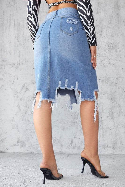 WOMEN FASHION DENIM SKIRT - Shop Style & More | Fresh Looks, Everyday Deals & Free Shipping