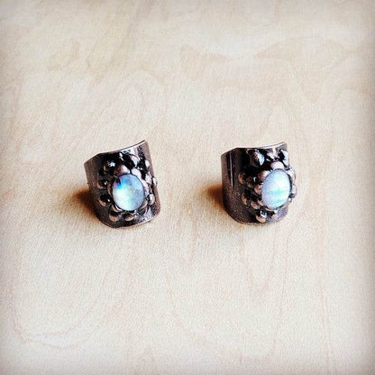 Labradorite Cuff Ring in Antique Copper - Shop Style & More | Fresh Looks, Everyday Deals & Free Shipping