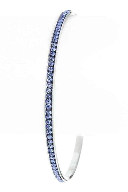Channel Set Single Row Crystal Bangle - Shop Style & More | Fresh Looks, Everyday Deals & Free Shipping