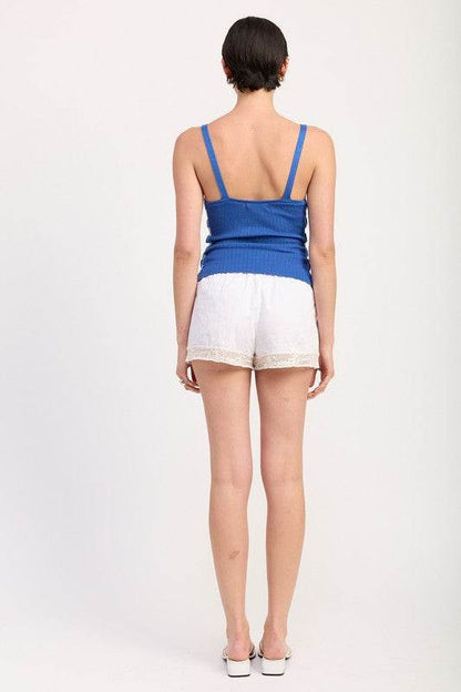 STRIPED RIBBED KNIT CAMI TOP - Shop Style & More | Fresh Looks, Everyday Deals & Free Shipping