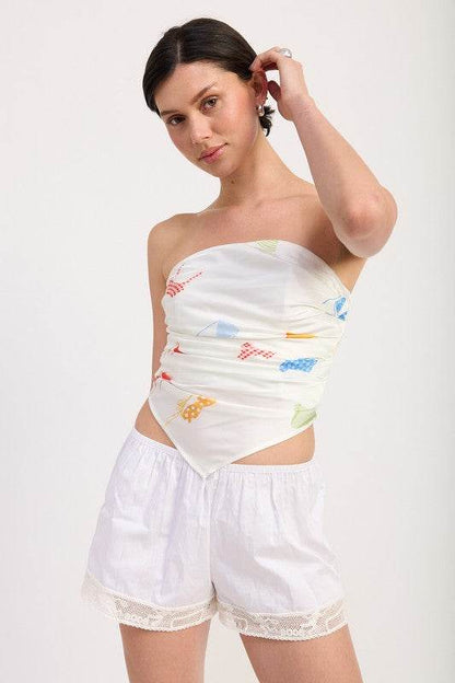 PRINTED TUBE SCARF TOP - Shop Style & More | Fresh Looks, Everyday Deals & Free Shipping
