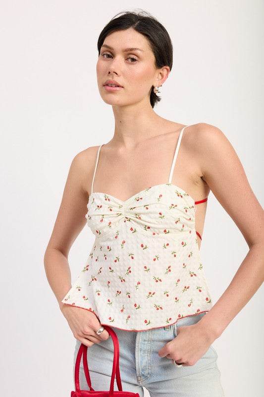FLORAL SWEETHEART CAMI TOP - Shop Style & More | Fresh Looks, Everyday Deals & Free Shipping