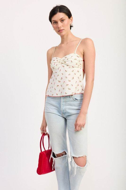 FLORAL SWEETHEART CAMI TOP - Shop Style & More | Fresh Looks, Everyday Deals & Free Shipping