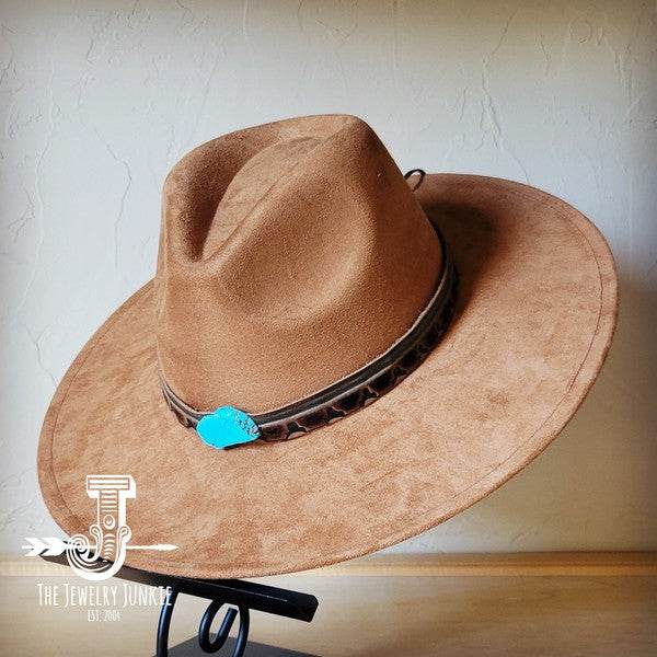 Turquoise Navajo Turq Slab Leather Band Choice Hat - Shop Style & More | Fresh Looks, Everyday Deals & Free Shipping