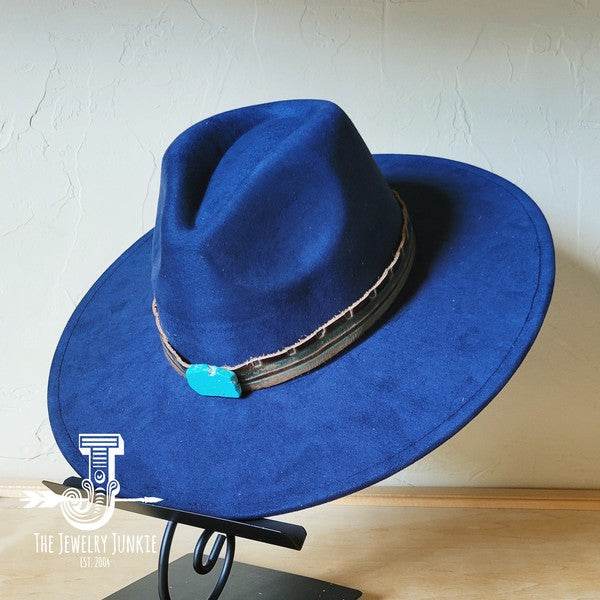 Turquoise Navajo Turq Slab Leather Band Choice Hat - Shop Style & More | Fresh Looks, Everyday Deals & Free Shipping