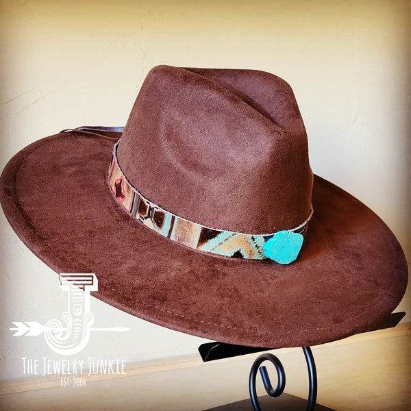 Turquoise Navajo Turq Slab Leather Band Choice Hat - Shop Style & More | Fresh Looks, Everyday Deals & Free Shipping