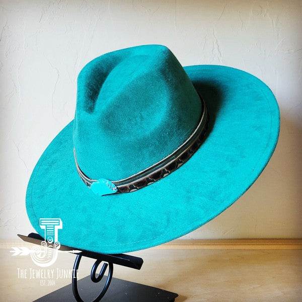 Turquoise Navajo Turq Slab Leather Band Choice Hat - Shop Style & More | Fresh Looks, Everyday Deals & Free Shipping