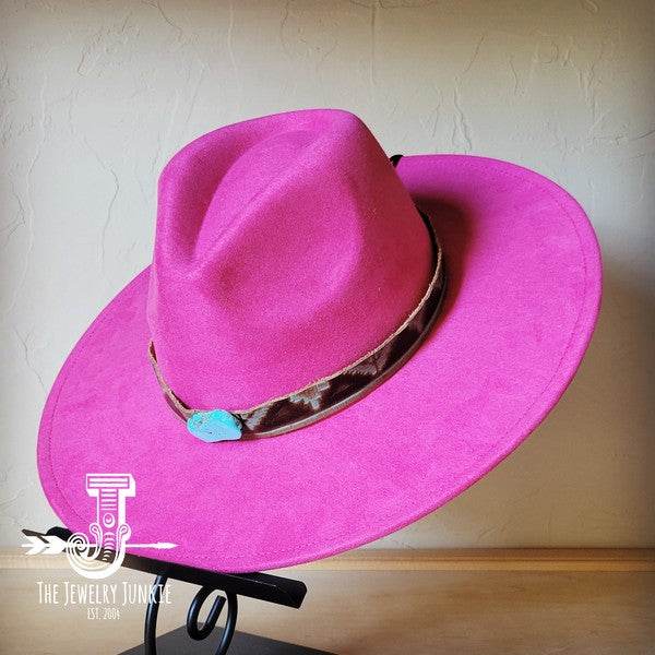 Turquoise Navajo Turq Slab Leather Band Choice Hat - Shop Style & More | Fresh Looks, Everyday Deals & Free Shipping