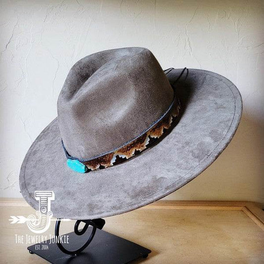Blue Navajo Turquoise Slab Leather Band Choice Hat - Shop Style & More | Fresh Looks, Everyday Deals & Free Shipping
