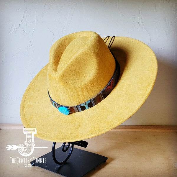 Magenta Navajo Turq Slab Leather Band Choice Hat - Shop Style & More | Fresh Looks, Everyday Deals & Free Shipping