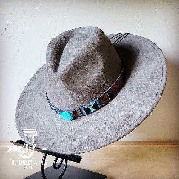 Magenta Navajo Turq Slab Leather Band Choice Hat - Shop Style & More | Fresh Looks, Everyday Deals & Free Shipping