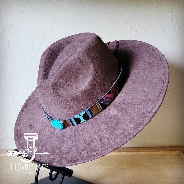Magenta Navajo Turq Slab Leather Band Choice Hat - Shop Style & More | Fresh Looks, Everyday Deals & Free Shipping