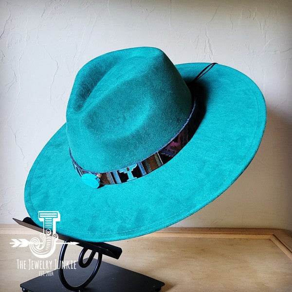 Magenta Navajo Turq Slab Leather Band Choice Hat - Shop Style & More | Fresh Looks, Everyday Deals & Free Shipping