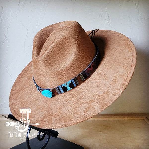 Magenta Navajo Turq Slab Leather Band Choice Hat - Shop Style & More | Fresh Looks, Everyday Deals & Free Shipping
