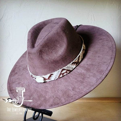 Gold Aztec Turq Slab Leather Band Choice Hat - Shop Style & More | Fresh Looks, Everyday Deals & Free Shipping