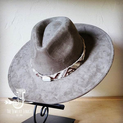 Gold Aztec Turq Slab Leather Band Choice Hat - Shop Style & More | Fresh Looks, Everyday Deals & Free Shipping