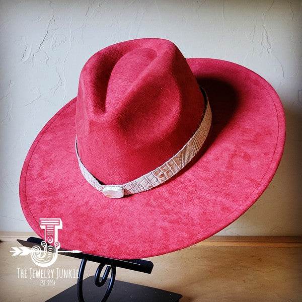 Gold Gator Turquoise Slab Leather Band Choice Hat - Shop Style & More | Fresh Looks, Everyday Deals & Free Shipping
