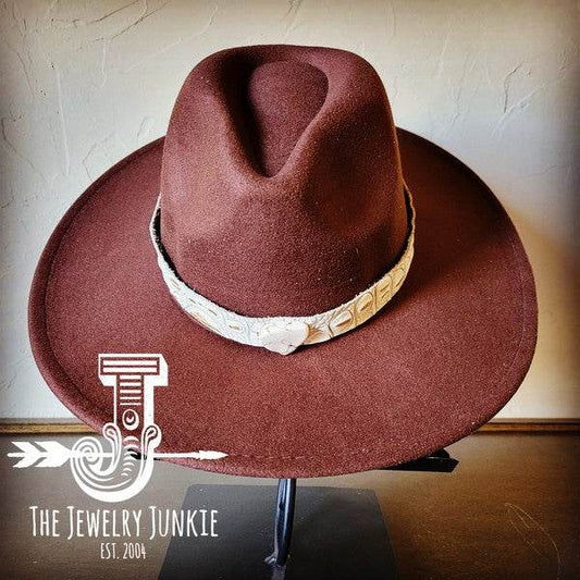 Gold Gator Turquoise Slab Leather Band Choice Hat - Shop Style & More | Fresh Looks, Everyday Deals & Free Shipping