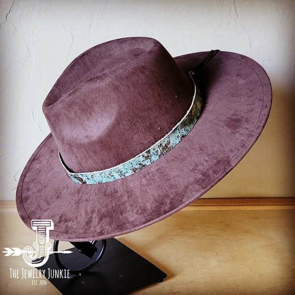 Turquoise Metallic Western Leather Band Choice Hat - Shop Style & More | Fresh Looks, Everyday Deals & Free Shipping