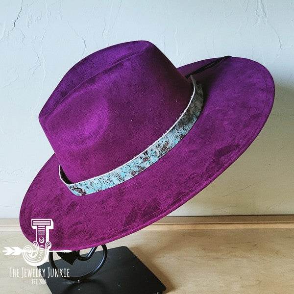 Turquoise Metallic Western Leather Band Choice Hat - Shop Style & More | Fresh Looks, Everyday Deals & Free Shipping