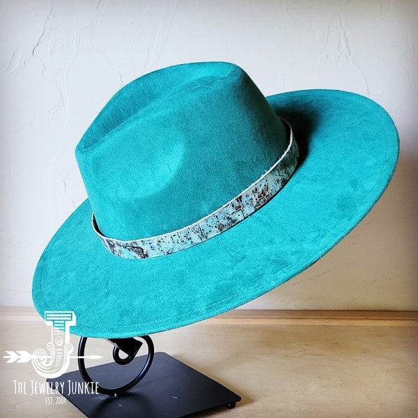 Turquoise Metallic Western Leather Band Choice Hat - Shop Style & More | Fresh Looks, Everyday Deals & Free Shipping