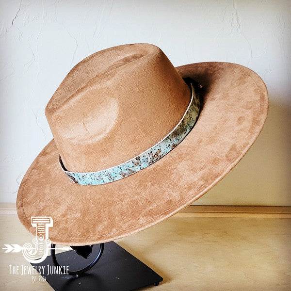 Turquoise Metallic Western Leather Band Choice Hat - Shop Style & More | Fresh Looks, Everyday Deals & Free Shipping