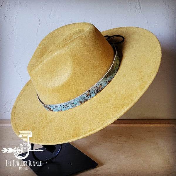 Turquoise Metallic Western Leather Band Choice Hat - Shop Style & More | Fresh Looks, Everyday Deals & Free Shipping