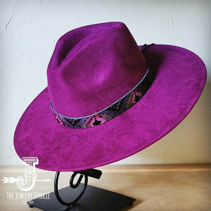 Magenta Navajo Western Leather Band Choice Hat - Shop Style & More | Fresh Looks, Everyday Deals & Free Shipping