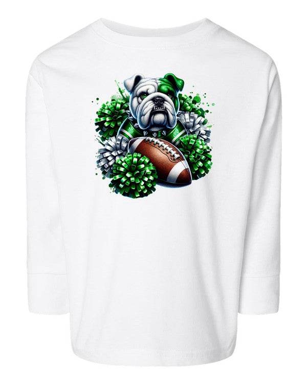 Bulldog Football Cheer Toddler Graphic Tee - Shop Style & More | Fresh Looks, Everyday Deals & Free Shipping