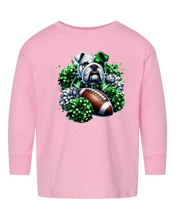 Bulldog Football Cheer Toddler Graphic Tee - Shop Style & More | Fresh Looks, Everyday Deals & Free Shipping
