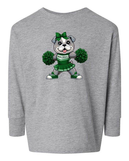 Bulldog Cheerleader Toddler Graphic Tee - Shop Style & More | Fresh Looks, Everyday Deals & Free Shipping