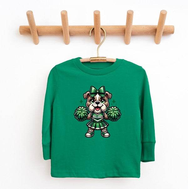 Bulldog Cheerleader Toddler Graphic Tee - Shop Style & More | Fresh Looks, Everyday Deals & Free Shipping