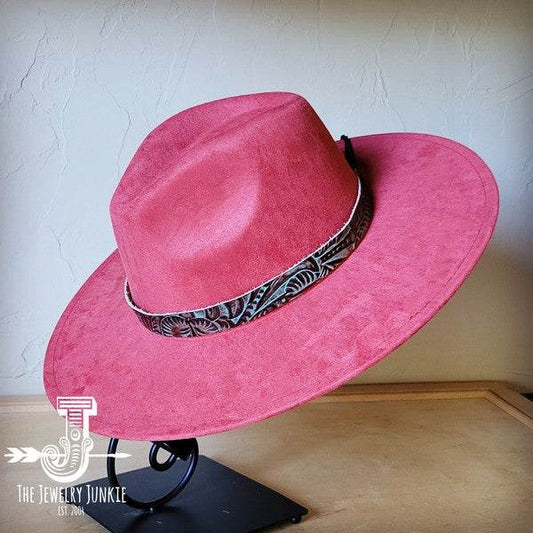 Turquoise Floral Western Leather Band W/Choice Hat - Shop Style & More | Fresh Looks, Everyday Deals & Free Shipping