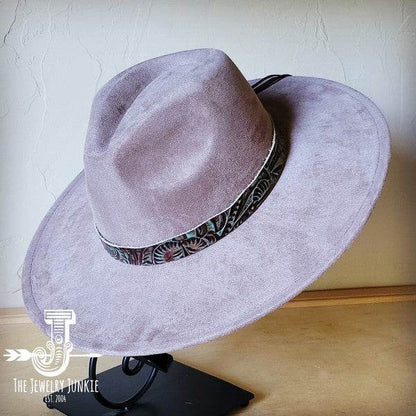 Turquoise Floral Western Leather Band W/Choice Hat - Shop Style & More | Fresh Looks, Everyday Deals & Free Shipping