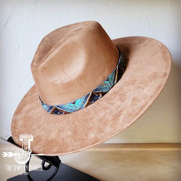 Blue Navajo Western Leather Band w/ Choice Hat - Shop Style & More | Fresh Looks, Everyday Deals & Free Shipping